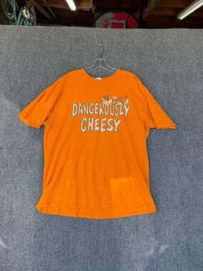 Vintage 2000 Cheetos Chester Cheetah Dangerously Cheesy Promo T-Shirt XL